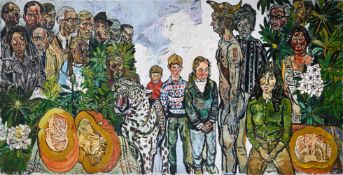 λ JOHN BRATBY (BRITISH 1928-1992), BRUCE LACEY IN TACITUS' TRAVESTY OF SENECA