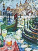 λ JOHN BRATBY (BRITISH 1928-1992), SALUTE ALLA SALUTE, VENICE