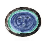 λ PABLO PICASSO (SPANISH 1881-1973), VISAGE DANS UN OVALE (ALAIN RAMIÉ 273)