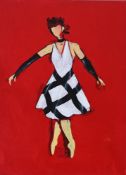 λ PATRICK CAULFIELD (BRITISH 1936-2005), PARTY GAMES (WOMEN IN CHECK DRESSES)