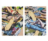 λ JAKE CLARK (AUSTRALIAN B. 1985), HIGH RISE, DIPTYCH