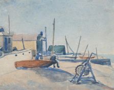 λ WALTER STEGGLES (BRITISH 1908-1997), SUFFOLK COAST