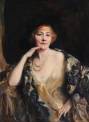 PHILIP ALEXIUS DE LÁSZLÓ (BRITISH/HUNGARIAN 1869-1937), PORTRAIT OF MRS HAROLD NICKOLS