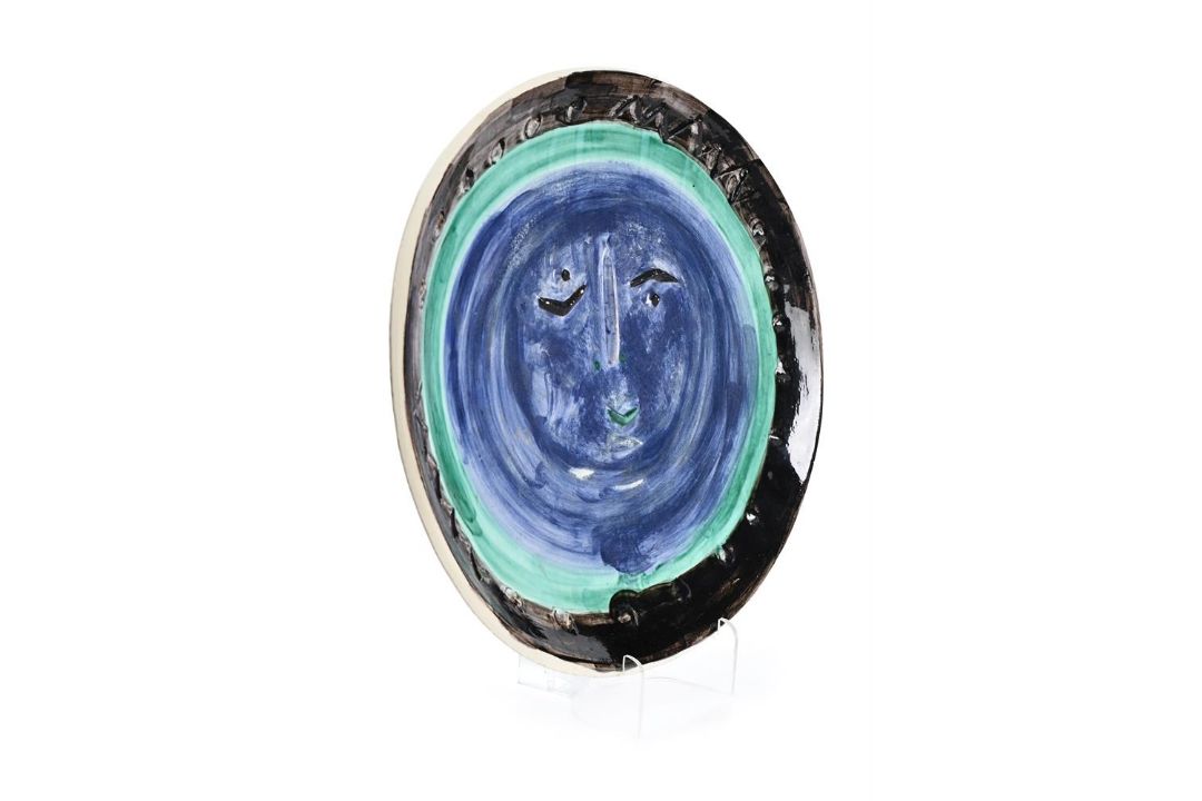 λ PABLO PICASSO (SPANISH 1881-1973), VISAGE DANS UN OVALE (ALAIN RAMIÉ 273) - Image 2 of 4