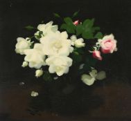STUART PARK (BRITISH 1862-1933), PINK AND WHITE ROSES