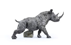 HAMISH MACKIE (BRITISH B. 1973), BLACK RHINO ITCH