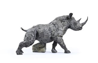 HAMISH MACKIE (BRITISH B. 1973), BLACK RHINO ITCH