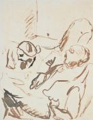 λ DUNCAN GRANT (BRITISH 1885-1978), STUDY OF MAYNARD KEYNES AND LYDIA LOPOKOVA