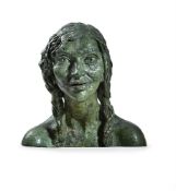 λ SIR JACOB EPSTEIN (BRITISH 1880-1959), FOURTH PORTRAIT OF KATHLEEN (LAUGHING)