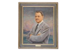 ARTHUR TREVOR HADDON (BRITISH 1864-1941), PORTRAIT OF WILLIAM SOMERSET MAUGHAM