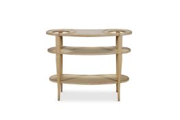 SYRIE MAUGHAM (BRITISH, 1879-1955), THREE-TIER OCCASIONAL TABLE/ETAGERE, CIRCA 1935