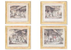 AFTER SIGMUND FREUDENBERGER (SWISS 1745-1801), FOUR ENGRAVINGS