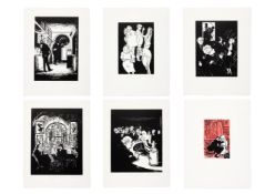 NICHOLAS GARLAND (BRITISH B. 1935), ANNABEL'S, 14 ORIGINAL LINO-CUTS