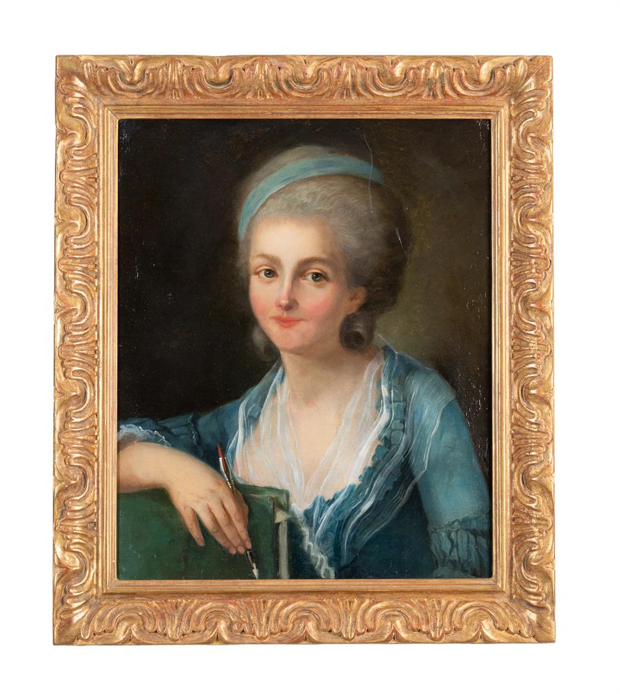FRENCH SCHOOL (18TH CENTURY), SELF PORTRAIT OF AN ARTIST - Image 2 of 3
