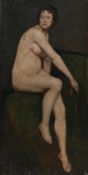 ANGLO FRENCH SCHOOL (EARLY 20TH CENTURY), A FEMALE NUDE, A LIFE STUDY