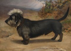 LUCY WALLER (BRITISH 1856-1908), 'TARTAN CHIEF'