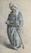 CHARLES VALFORT (FRENCH 1808 - 1867), STANDING ARAB