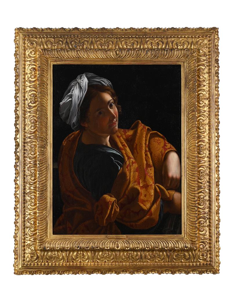 AFTER ORAZIO GENTILESCHI (POSSIBILY 18TH CENTURY), PORTRAIT OF A YOUNG WOMAN AS A SIBYL - Image 2 of 3