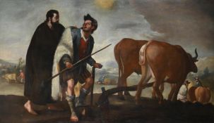CIRCLE OF ABRAHAM BLOEMAERT (DUTCH CIRCA 1564 - 1651), ELIJAH AND ELISHA