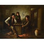 CHARLES HUNT JUNIOR (BRITISH 1829 - 1900), PADDY PUZZLED