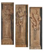 ITALIAN SCHOOL (17TH/18TH CENTURY), THREE CARYATIDS