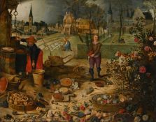 SEBASTIAN VRANCX AND STUDIO (BELGIAN 1573 - 1647), ALLEGORY OF SPRING