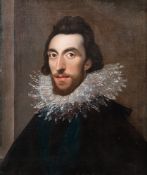 FOLLOWER OF DANIEL MYTENS, PORTRAIT OF A GENTLEMAN TRADITIONALLY IDENTIFIED AS SIR PHILLIP HARCOURT