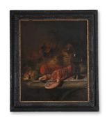 MANNER OF JAN JANSZOON DE HEEM, STILL LIFE WITH LOBSTER ON A STONE LEDGE