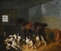 JOHN FREDERICK HERRING SENIOR (BRITISH 1795 - 1865), STABLE COMPANIONS