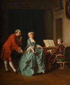 JOSPEH CARAUD (FRENCH 1821 - 1905), A MUSICAL TRIO