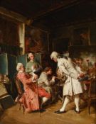 AFTER JEAN-LOUIS ERNEST MEISSONIER, THE ART LOVERS (OR THE PAINTER)