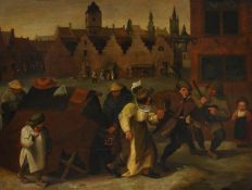 AFTER PIETER BREUGHEL THE ELDER, THE DIRTY BRIDE OR THE WEDDING OF MOPSUS AND NICA