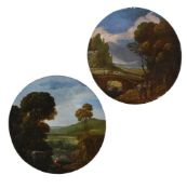 CIRCLE OF GOTTFRIED WALS (GERMAN CIRCA 1595-1638), A PAIR OF WOODED LANDSCAPES