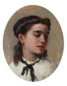 ROBERT GAVIN (BRITISH 1827 - 1883), HEAD OF A LADY
