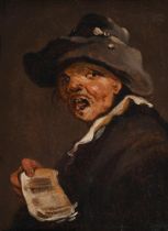 FOLLOWER OF GIACOMO CERUTI, CALLED PITOCCHETTO, PORTRAIT OF A MAN WITH A HAT