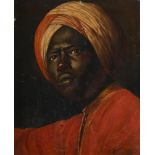 CIRCLE OF HORACE VERNET (FRENCH 1789 - 1863), PORTRAIT OF A MAN WEARING A TURBAN