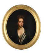 CIRCLE OF JOHN CLOSTERMAN (GERMAN 1660-1711), PORTRAIT OF A LADY IN A GREEN DRESS