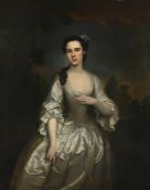 ATTRIBUTED TO THOMAS HUDSON (BRITISH 1701-1779), PORTRAIT OF ESTHER LAMBE (C.1708-1789) OF FAIRFORD