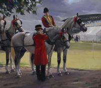 λ SUSIE WHITCOMBE (BRITISH B. 1957), WINDSOR GREYS, ROYAL ASCOT