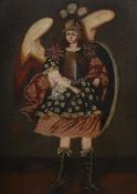 SPANISH COLONIAL SCHOOL (19TH CENTURY), AN ARCHANGEL