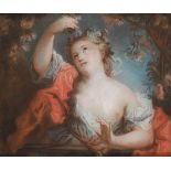 CIRCLE OF ROSALBA CARRIERA (ITALIAN 1673-1757), AN ALLEGORY OF SPRING