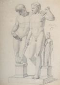 CARL CHRISTIAN CONSTANTIN HANSEN (DANISH 1804 - 1880), CASTOR AND POLLOX (AFTER THE ANTIQUE)