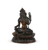 A Tibetan bronze figure of Tara