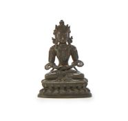 A Sino-Tibetan bronze figure of Amityayus