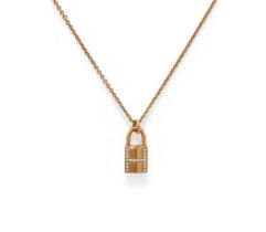 HERMES, A DIAMOND SET 'KELLY CADENAS' PENDANT