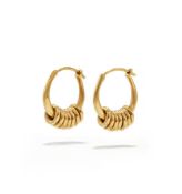 LINKS OF LONDON, A PAIR OF 18CT GOLD EARRINGS