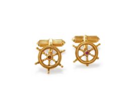 CARTIER, A PAIR OF CUFFLINKS