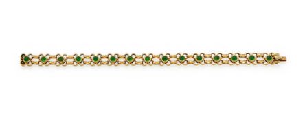 RENÉ BOIVIN, AN EMERALD BRACELET