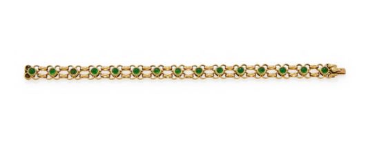 RENÉ BOIVIN, AN EMERALD BRACELET