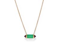 CARTIER, AN AMETHYST AND CHRYSOPRASE 'LES BERLINGOTS DE CARTIER' PENDANT